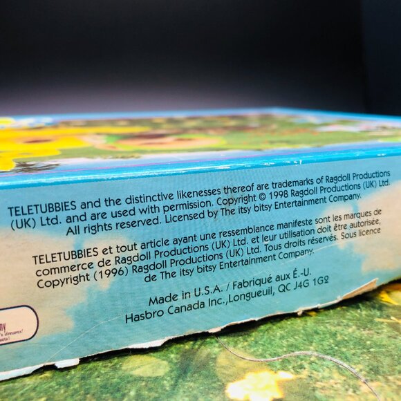 Vintage 1998 TELETUBBIES 24 piece Jigsaw Puzzle + 2 Unopened Y2K McDonalds Toys - Picture 9 of 11